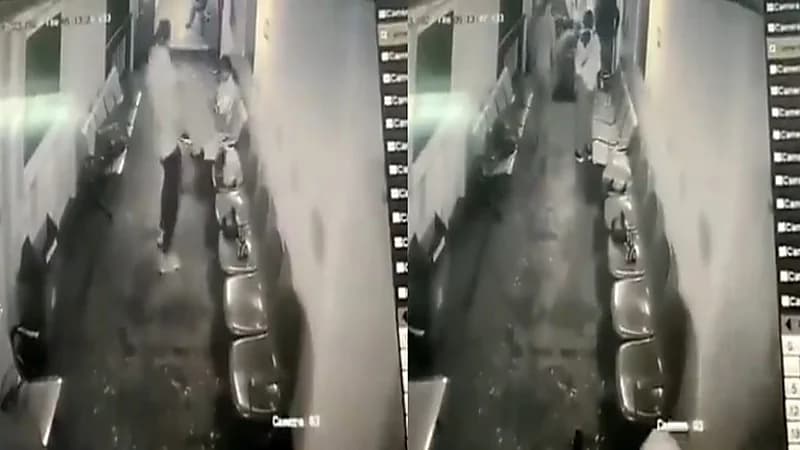 بالفيديو.. لحظة إلقاء رجل لزوجته في عرض البحر